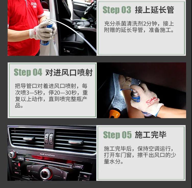 空調清洗劑使用流程2